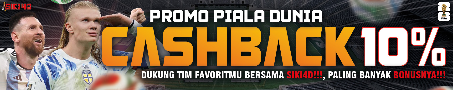 CASHBACK 10% PIALA DUNIA
